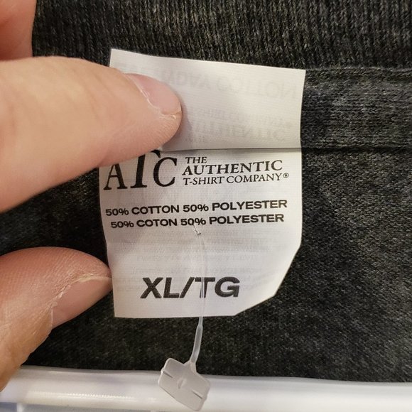 The Authentic T-Shirt Company XL Men's DOG DAD Dark Heather Grey T-Shirt - Picture 3 of 6